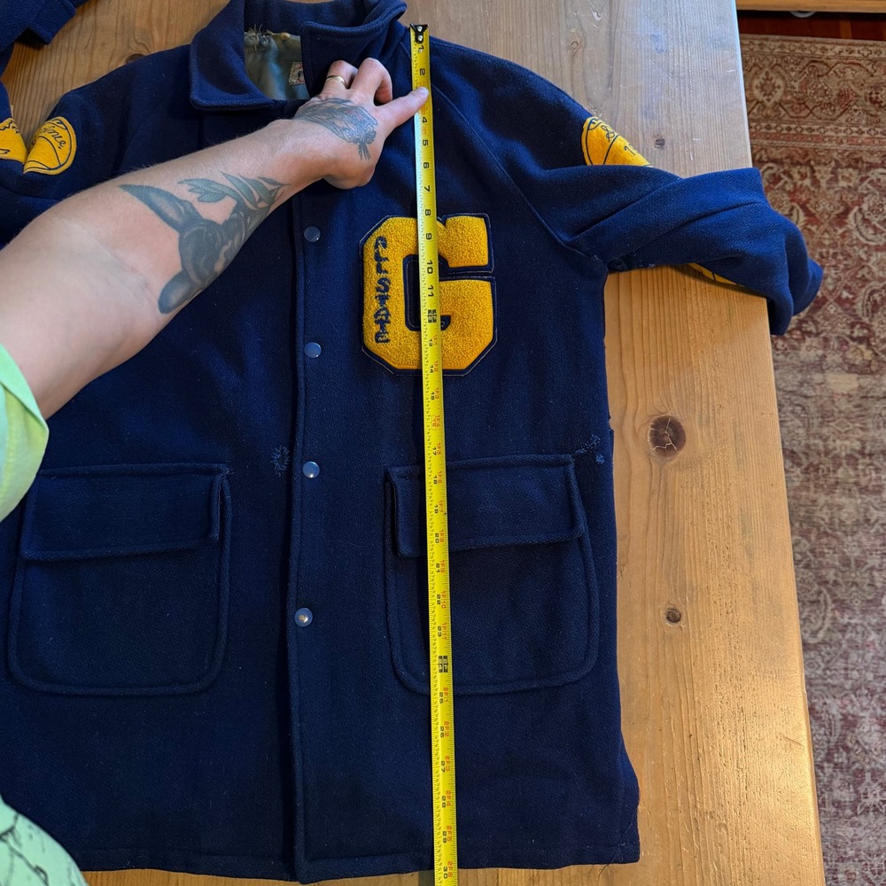 Vintage 70s True Vintage Southwest Sporting Goods Varsity Jacket State Champs - Picture 9 of 16
